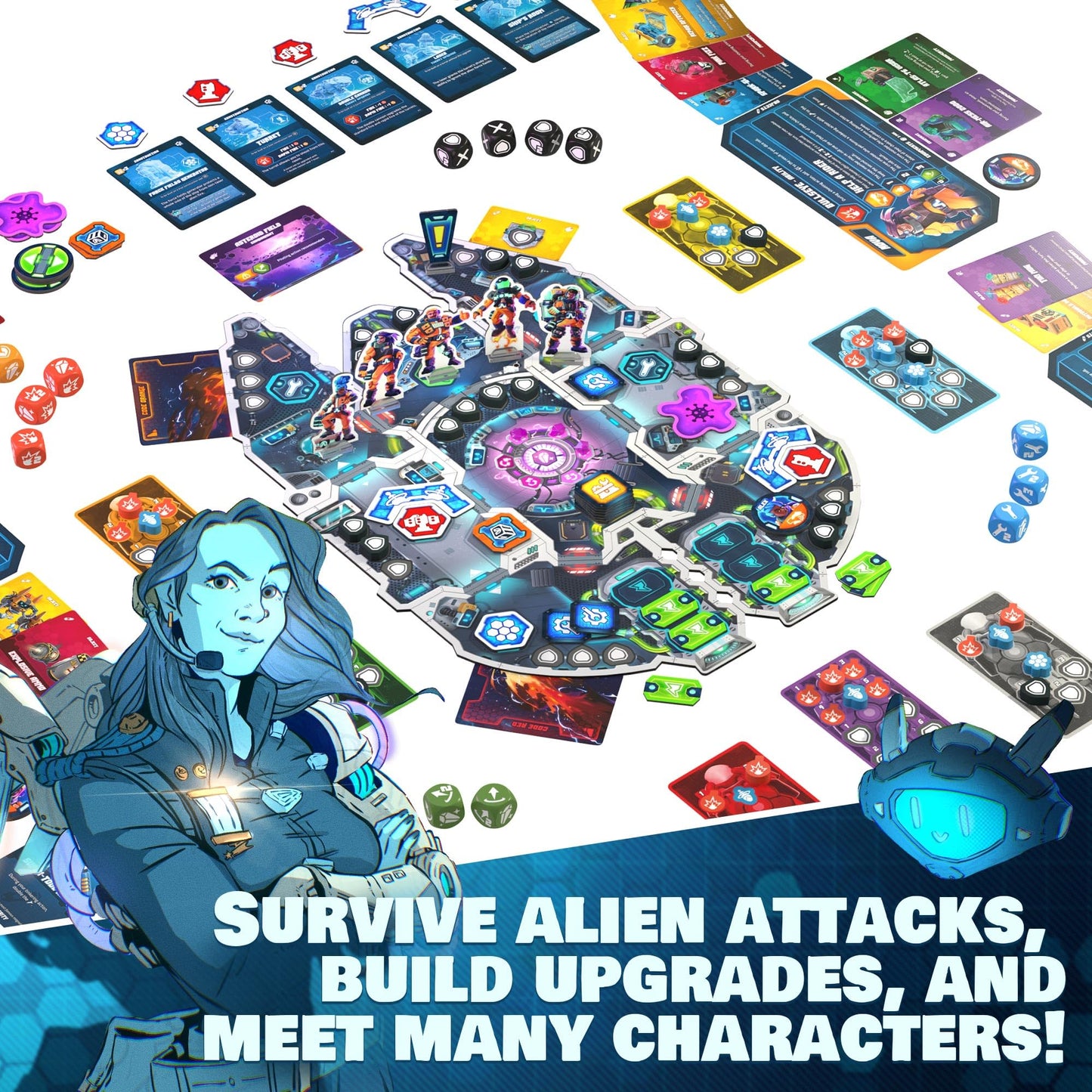 SAVANA Spark Riders 3000 Rider Edition – Sci-Fi Survival Board Game for 1–4 Players