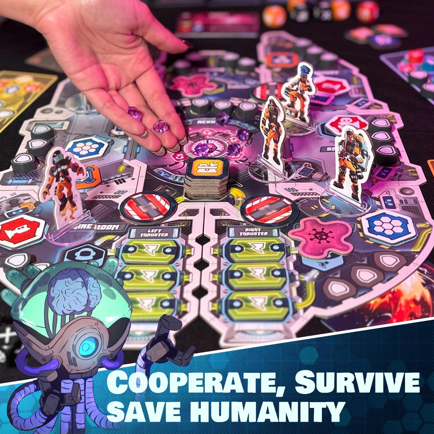 SAVANA Spark Riders 3000 Rider Edition – Sci-Fi Survival Board Game for 1–4 Players