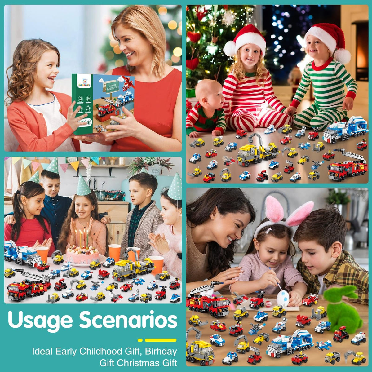 Sawaruita 30Pack Mini Cars – Valentine’s Day Party Favors & Classroom Prizes