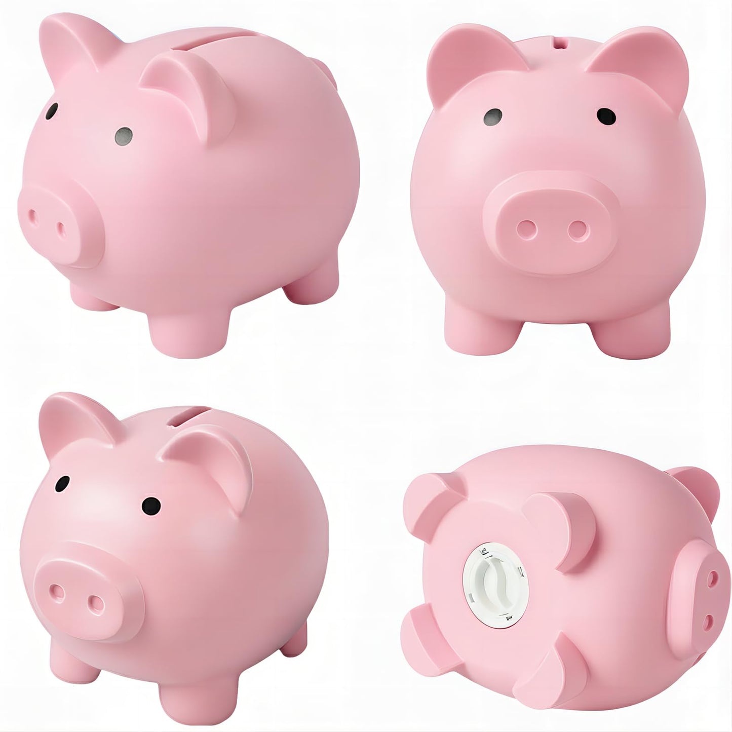 Sbrvaniy Piggy Bank for Kids — Unbreakable Plastic Money Bank (S/M/L)