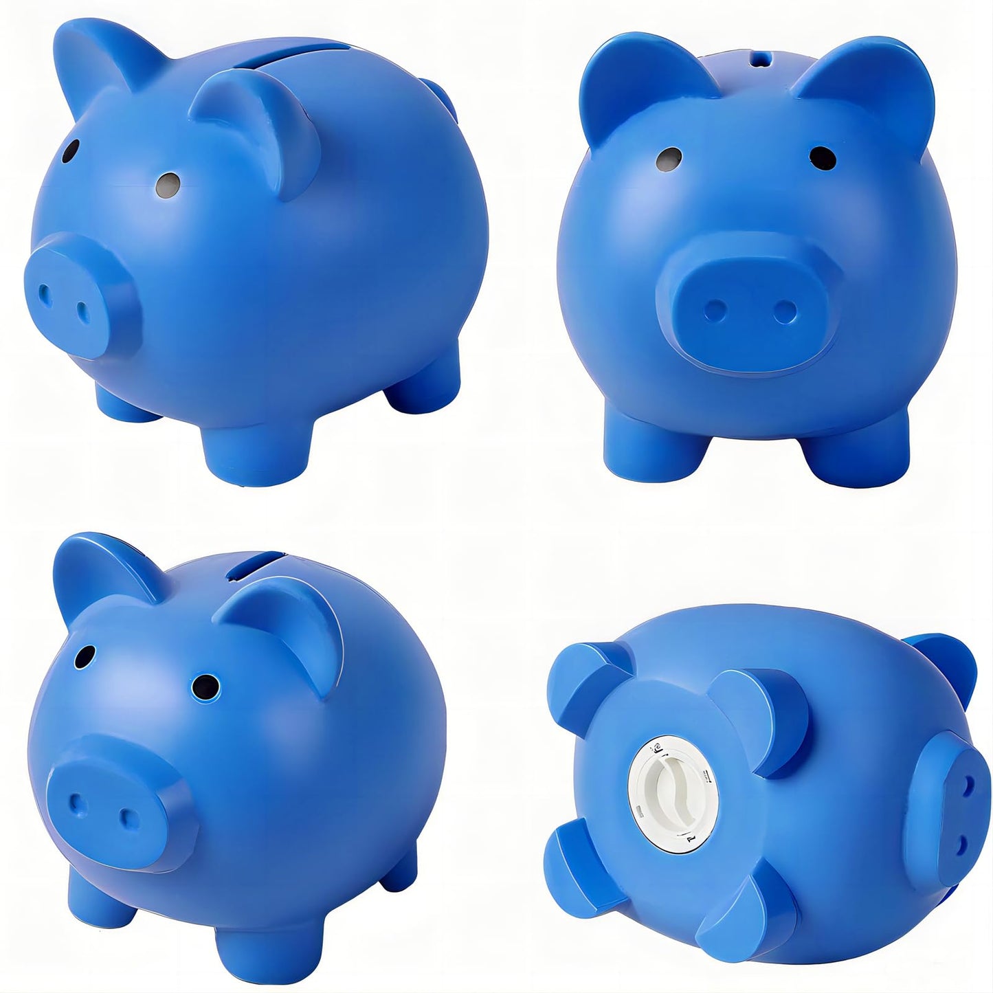 Sbrvaniy Piggy Bank – Unbreakable Plastic Money Bank for Kids (S/M/L)