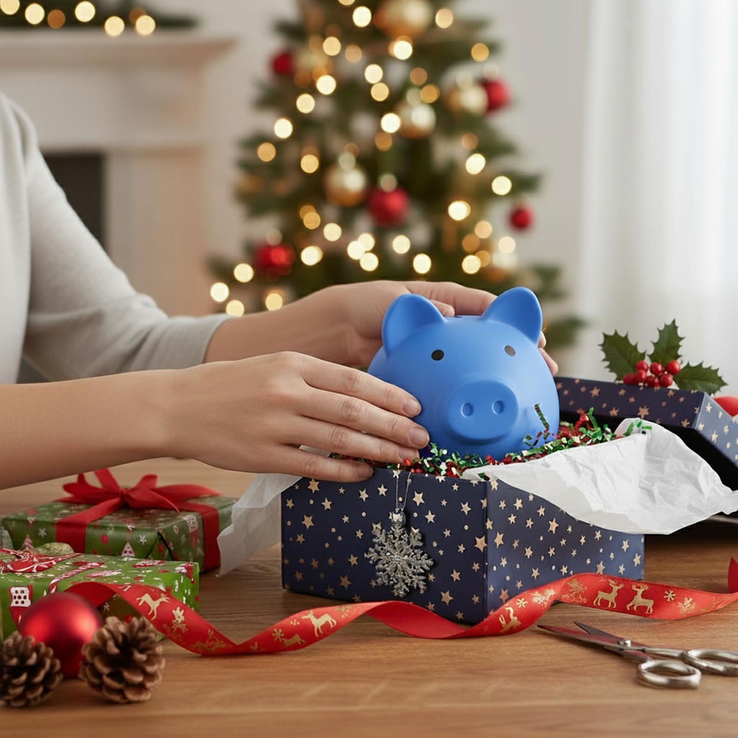 Sbrvaniy Piggy Bank – Unbreakable Plastic Money Bank for Kids (S/M/L)