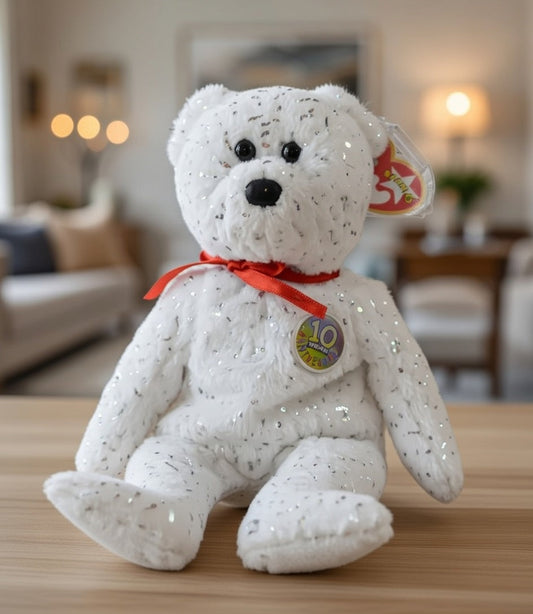 Beanie Babies Decade Anniversary Bear"