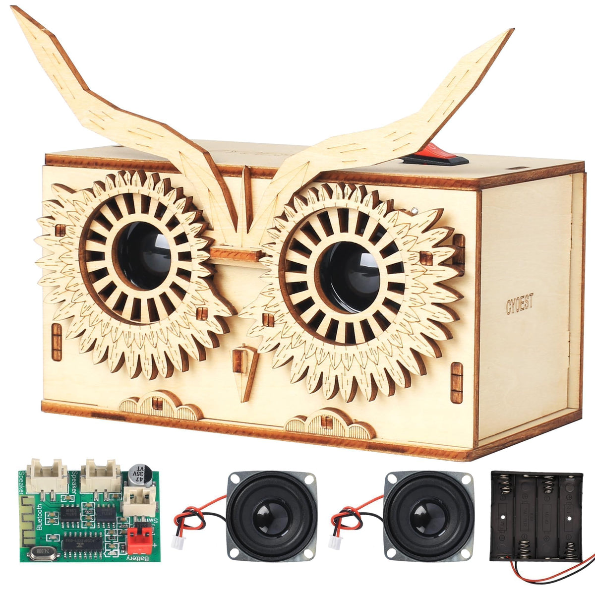 SCAEMO Owl Bluetooth Speaker Kit – Hands-on STEM Project for Kids 8–14