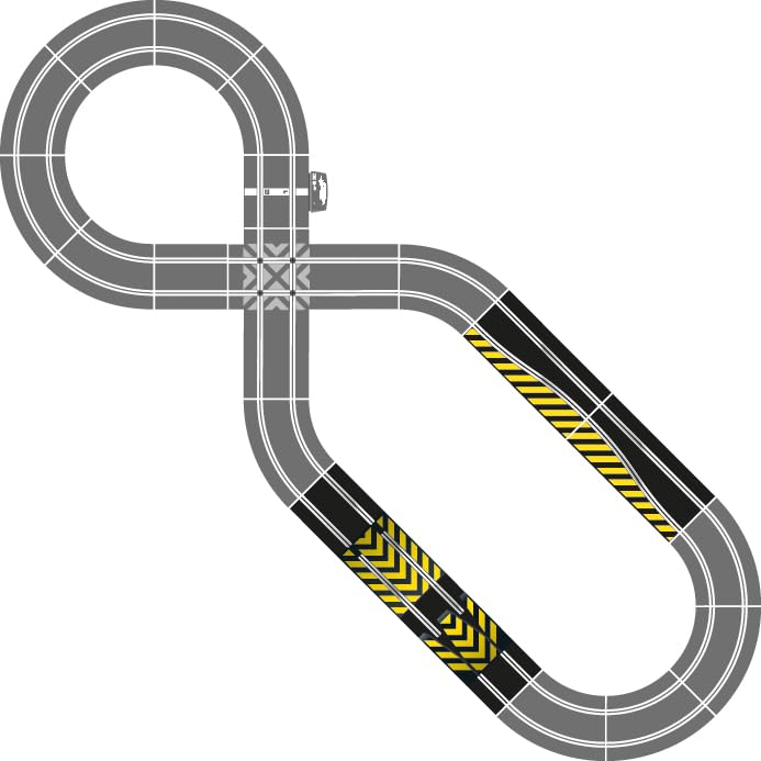 Scalextric Jump and Sideswipe Extension Pack 1:32 Slot Car Track Accessory C8194