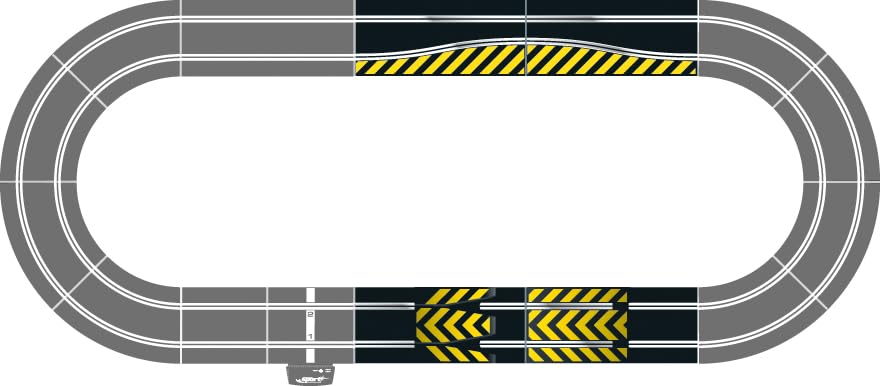Scalextric Jump and Sideswipe Extension Pack 1:32 Slot Car Track Accessory C8194