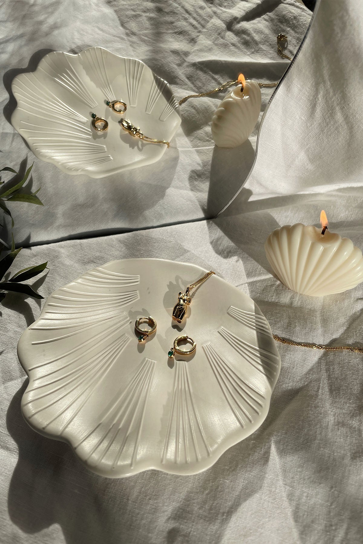 Large Shell Trinket Dish