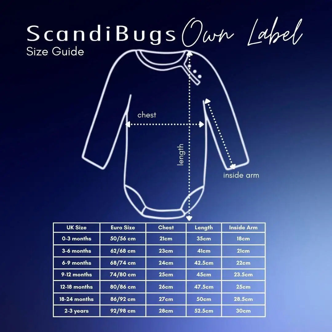 ScandiBugs Own Label Organic Long Sleeve Vest - Roaring Red