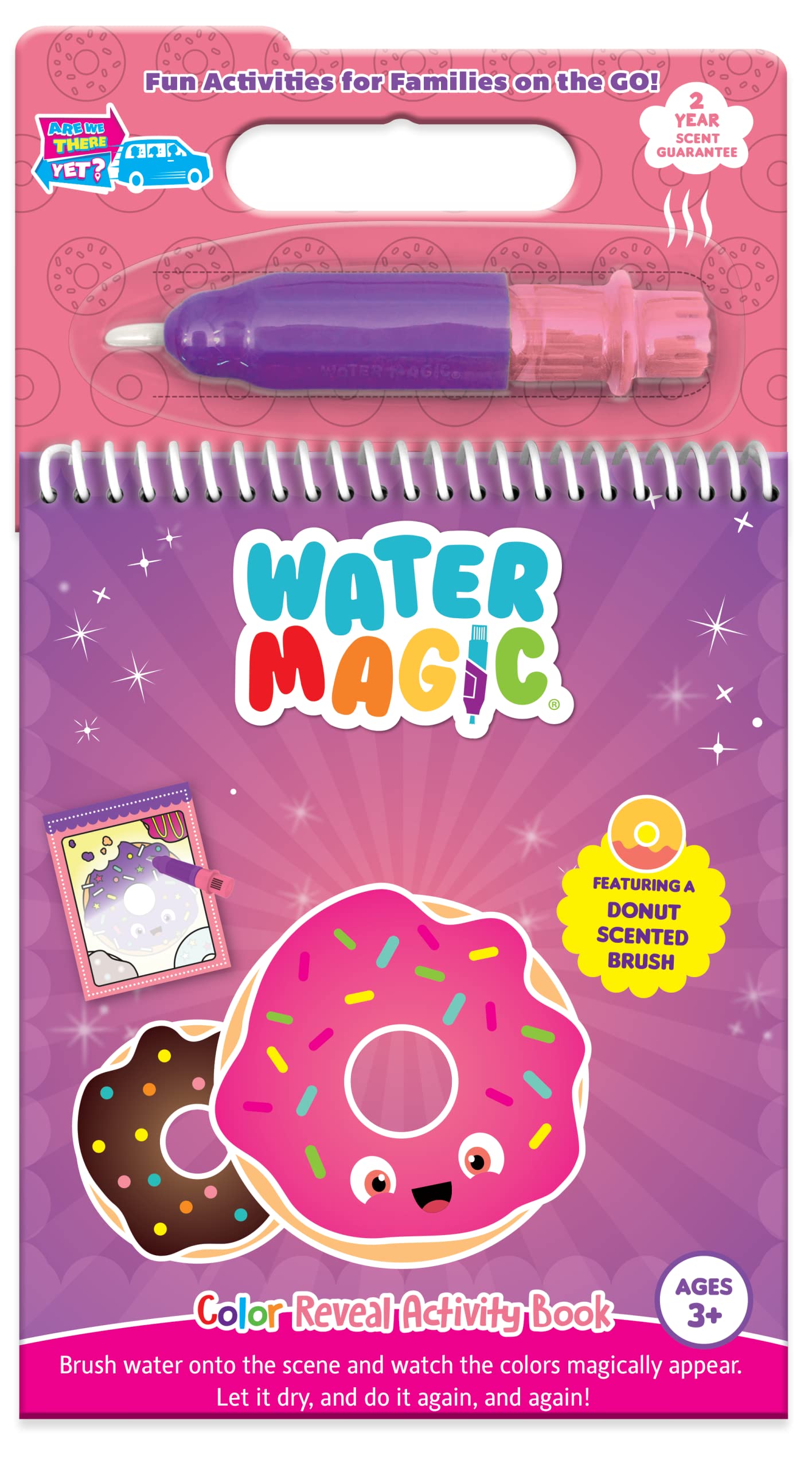 Scent Masters Water Magic 2-Pack: Cupcake & Donut Reusable Water Reveal Pads