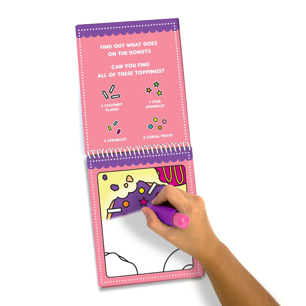 Scent Masters Water Magic 2-Pack: Cupcake & Donut Reusable Water Reveal Pads