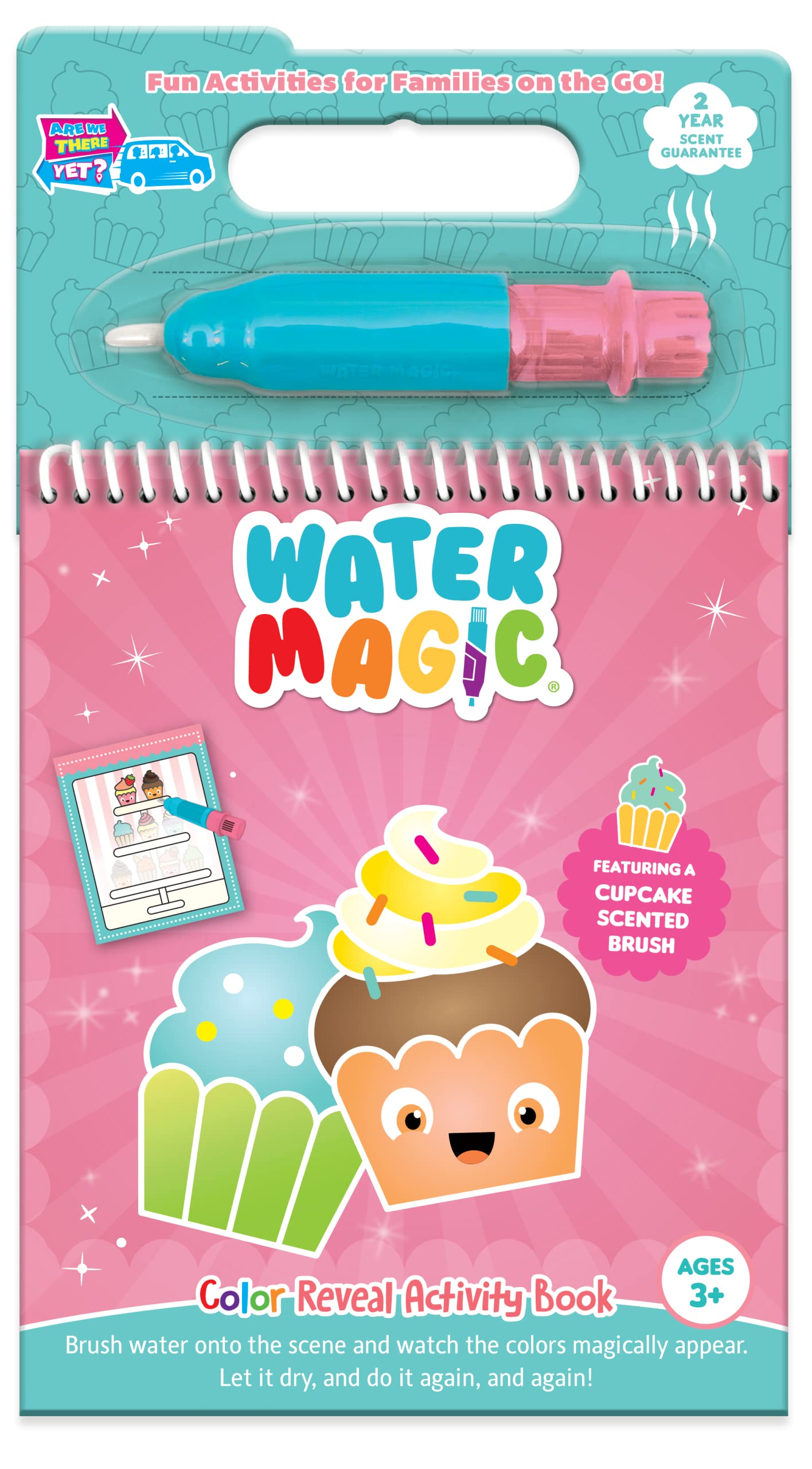 Scent Masters Water Magic 2-Pack: Cupcake & Donut Reusable Water Reveal Pads