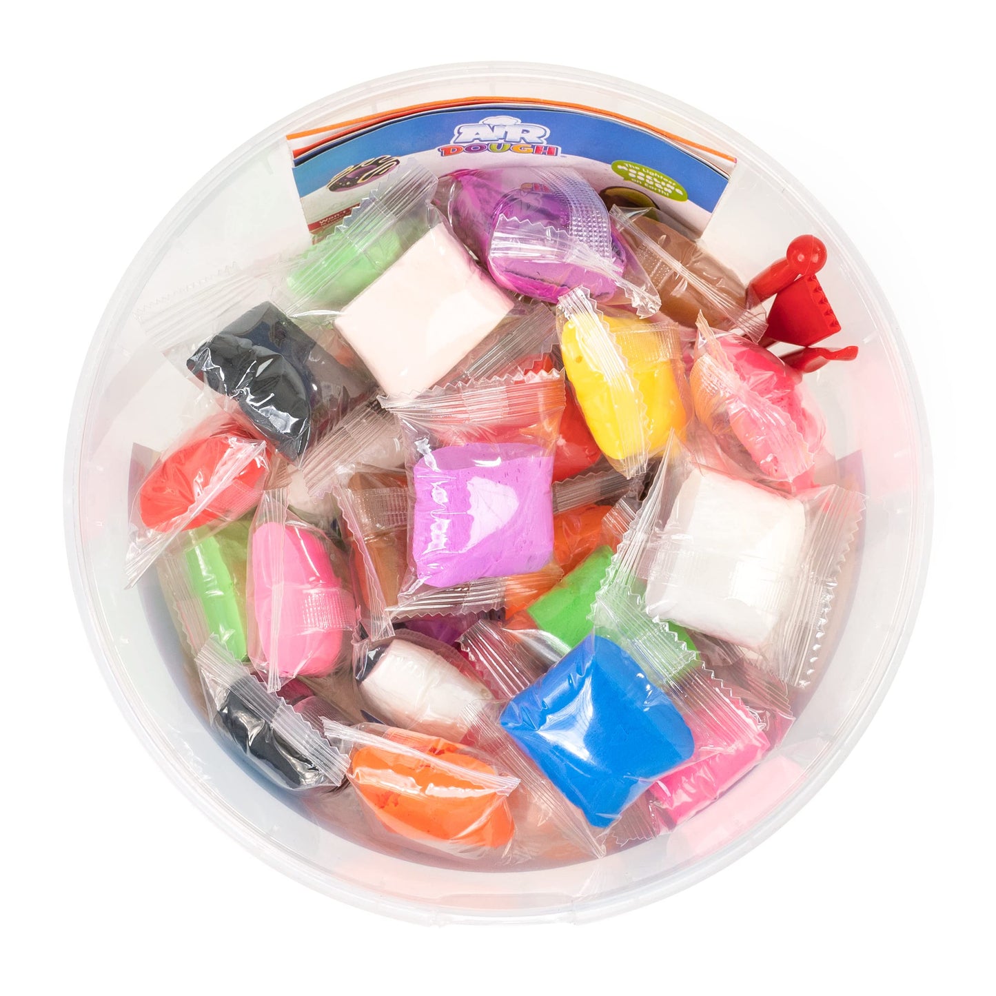 Scentco Air Dough - 60 Color Bags Ultra-Light, Non-Toxic Modeling Clay in Bucket with Tools & Tutorials