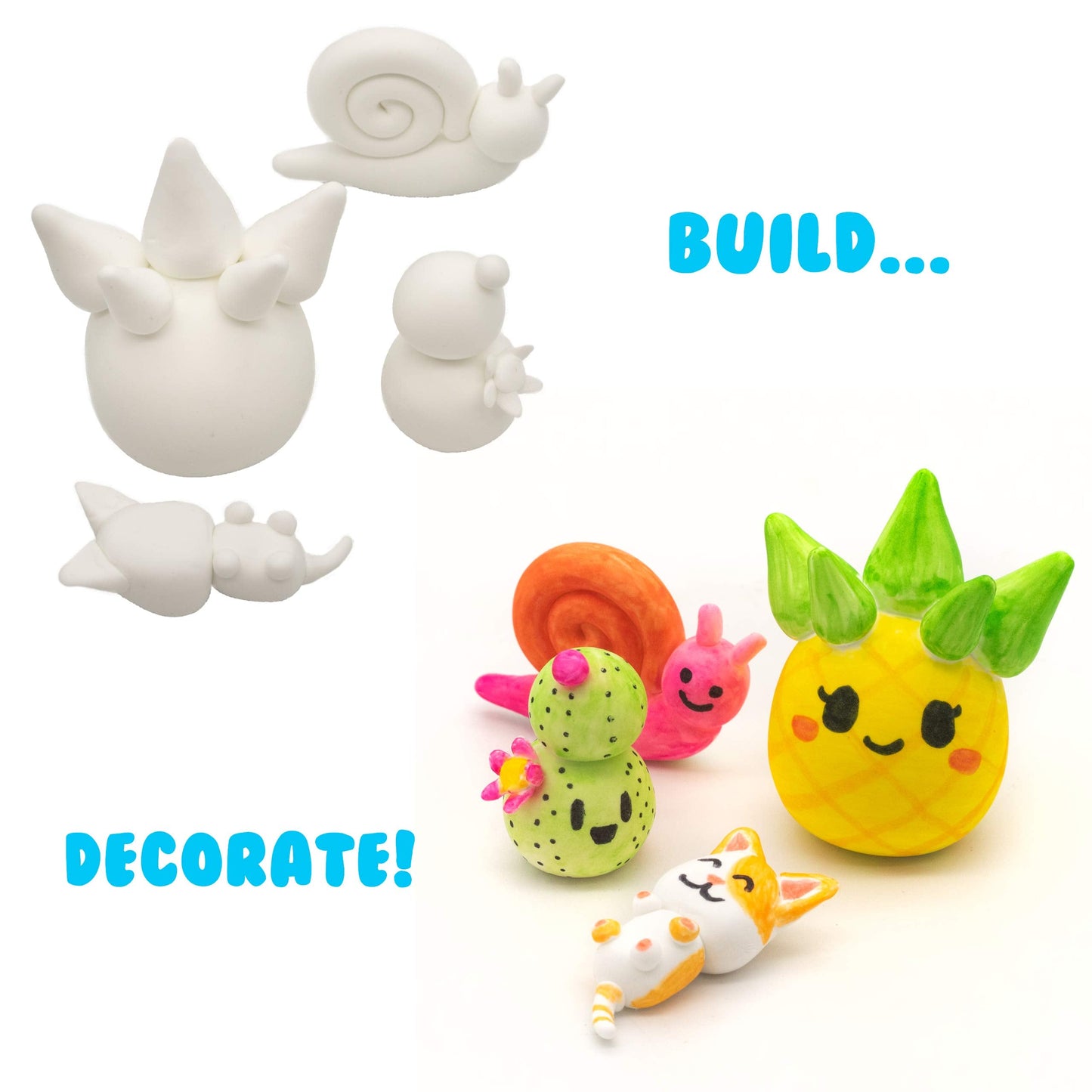 Scentco Air Dough White — Ultra-Light, Air-Dry Non-Toxic Modeling Clay + Tutorials
