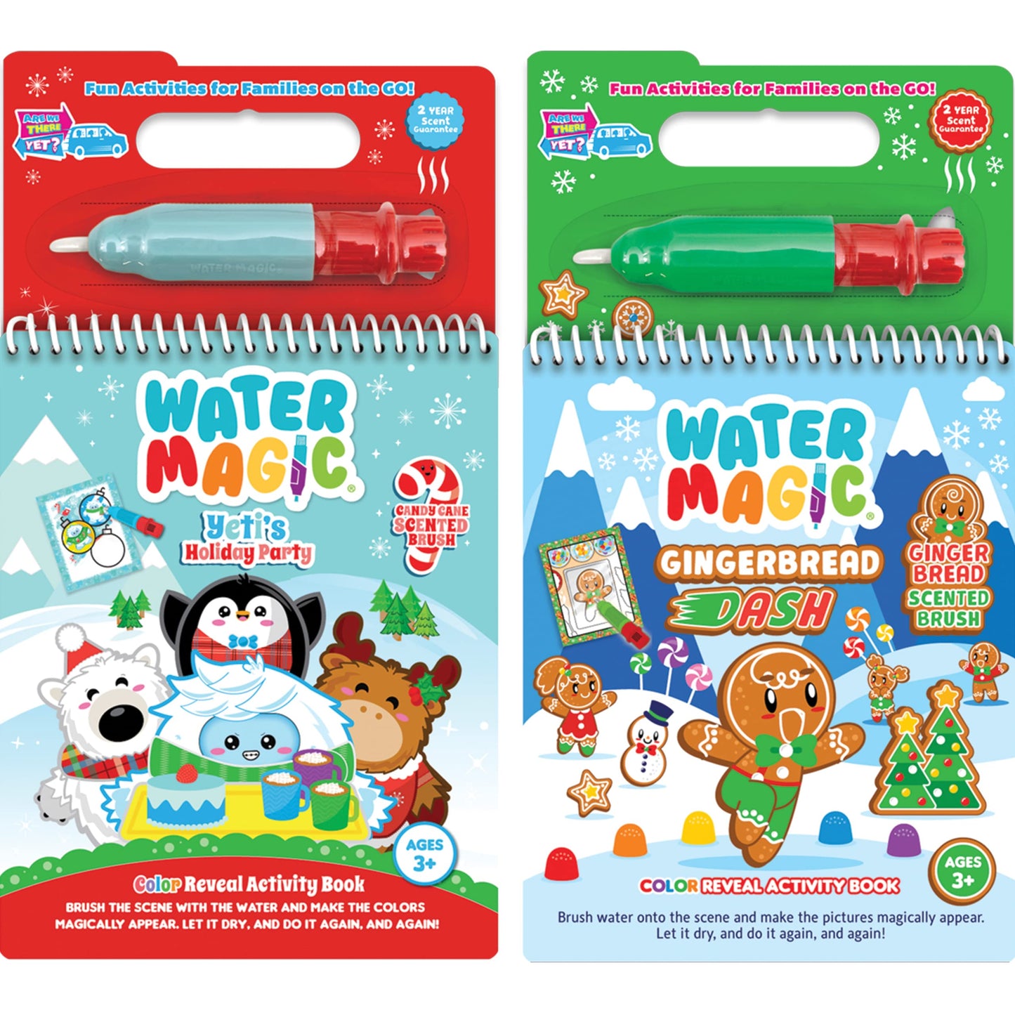 Scentco Holiday Water Magic 2 Pack: Candy Cane & Gingerbread