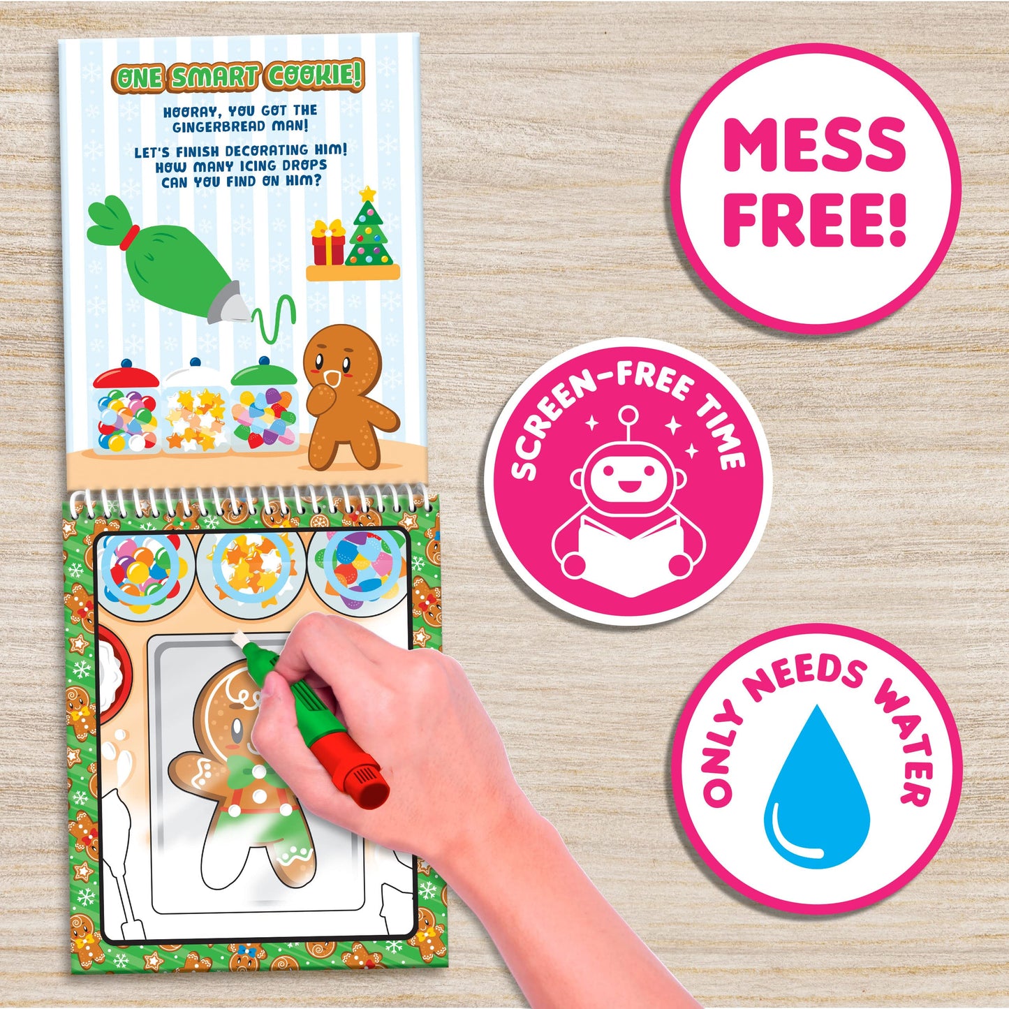 Scentco Holiday Water Magic 2 Pack: Candy Cane & Gingerbread