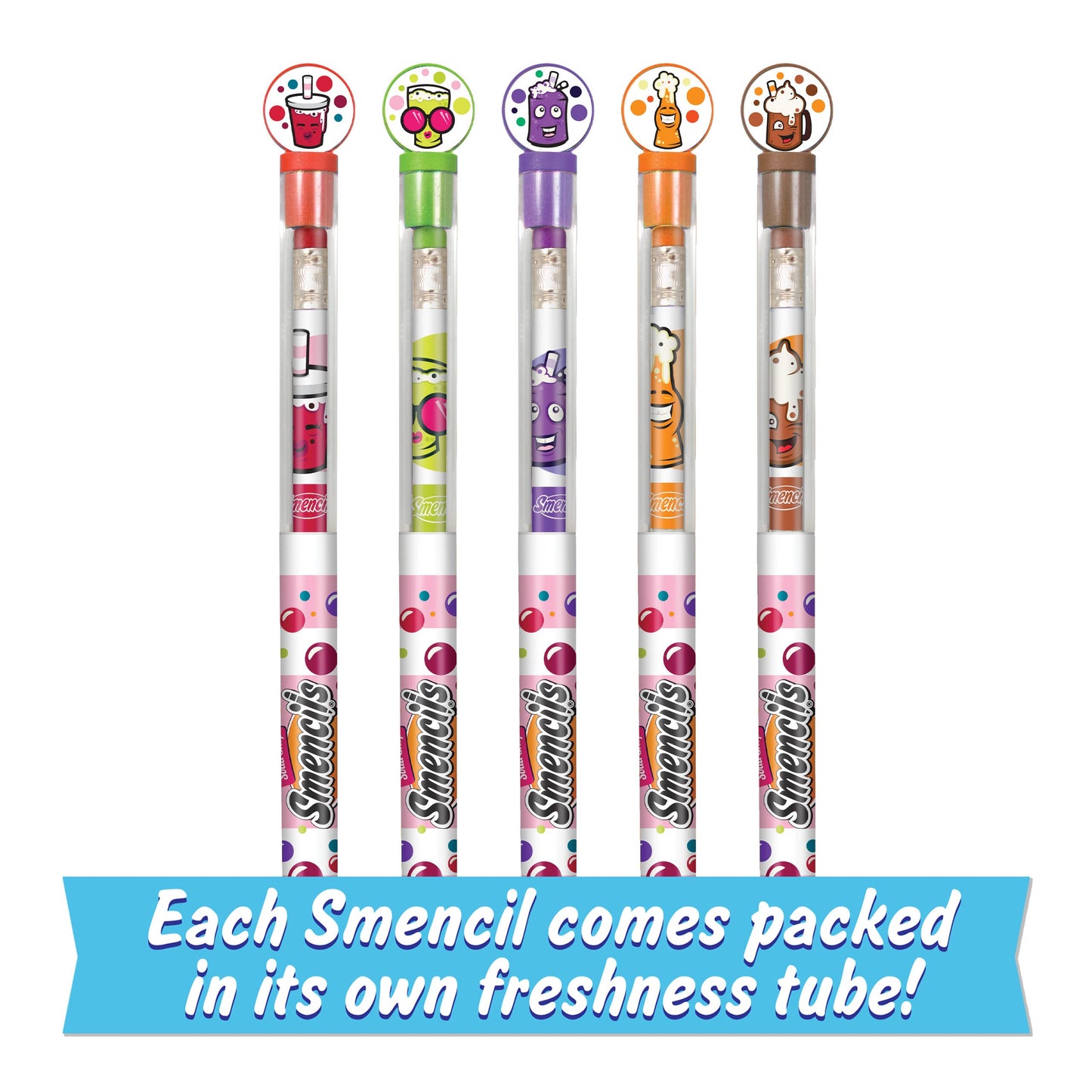 Scentco Smencils SODA Shop – Gourmet Scented Pencils (5 Count)