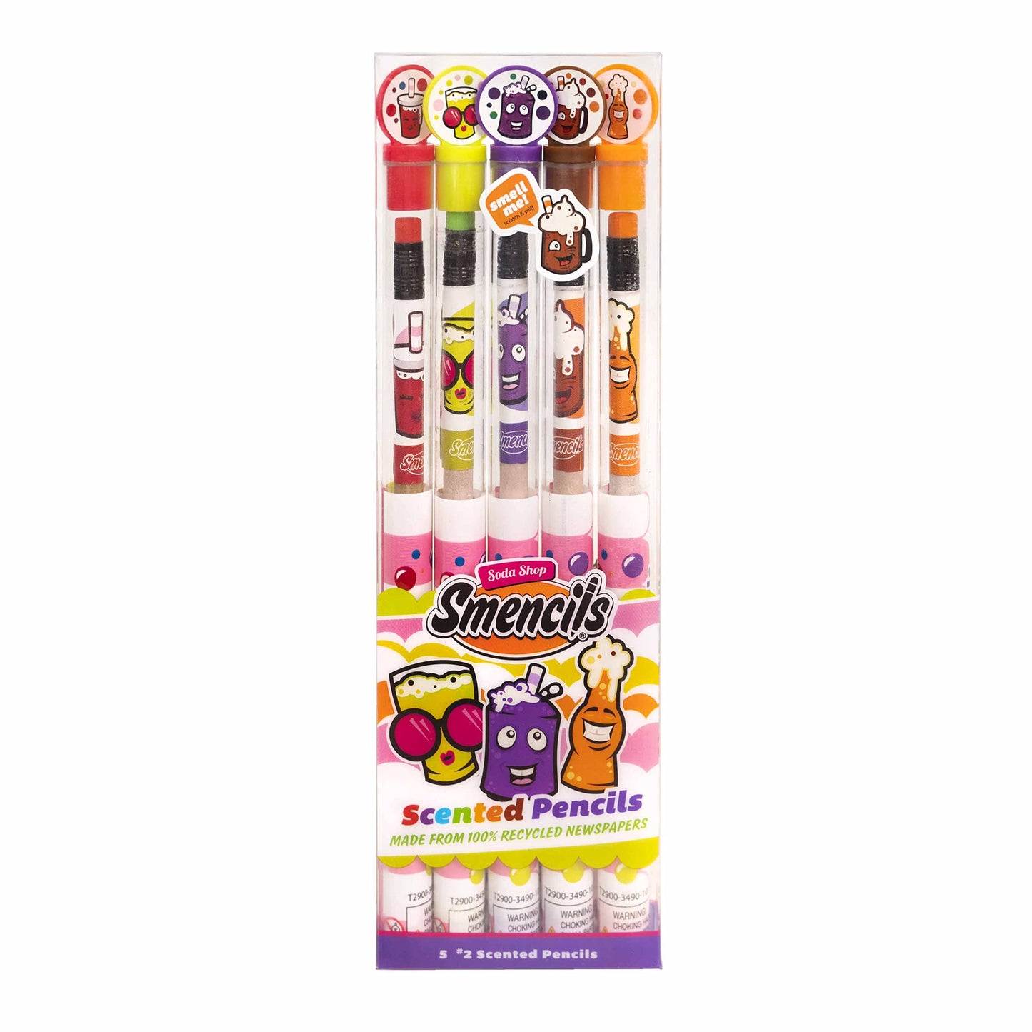 Scentco Smencils SODA Shop – Gourmet Scented Pencils (5 Count)