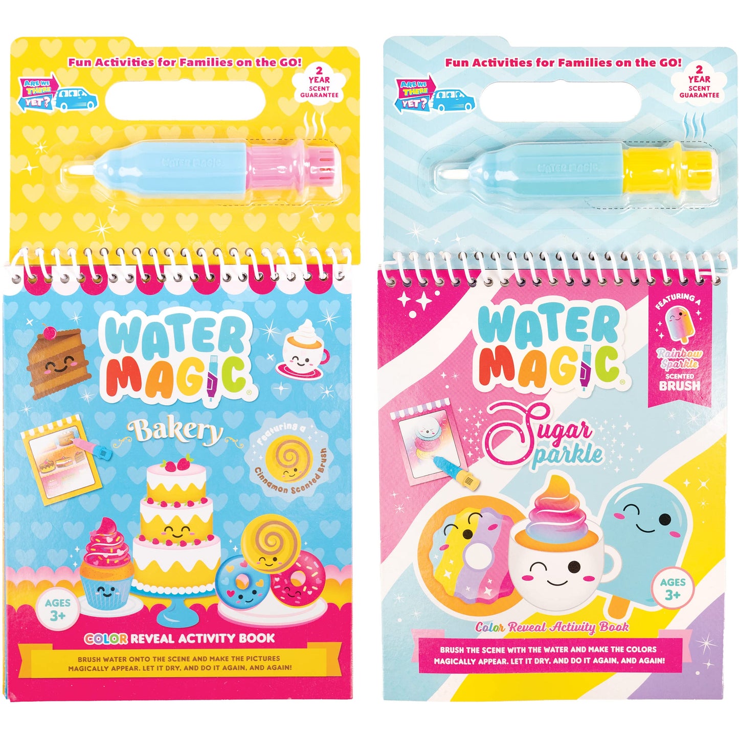 Scentco Water Magic – Gourmet Scented Water Reveal Activity Books | No Mess, All Fun