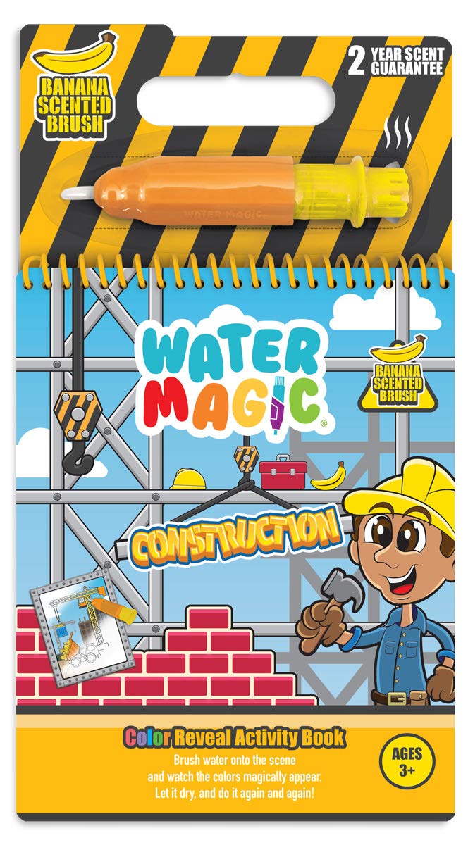 Scentco Water Magic — Patented Gourmet Scented Water Reveal Books (Grape Kingdom & Construction)