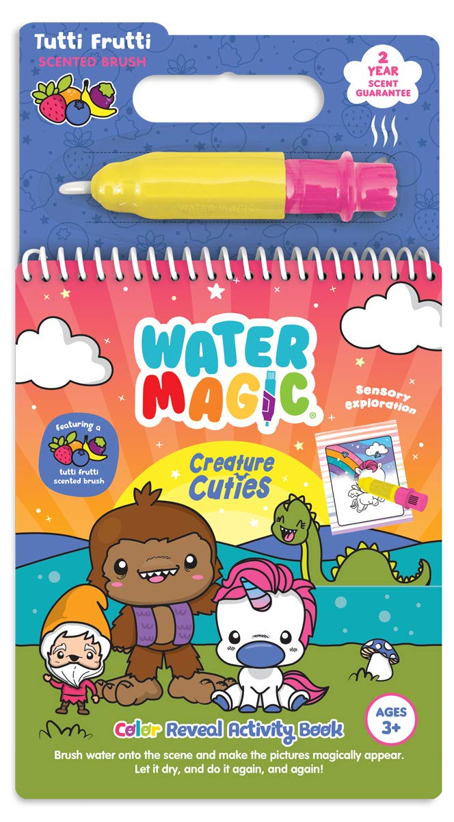Scentco Water Magic: Patented Gourmet Scented Reusable Water Reveal Activity Books - Cosmic Adventure & Creatures