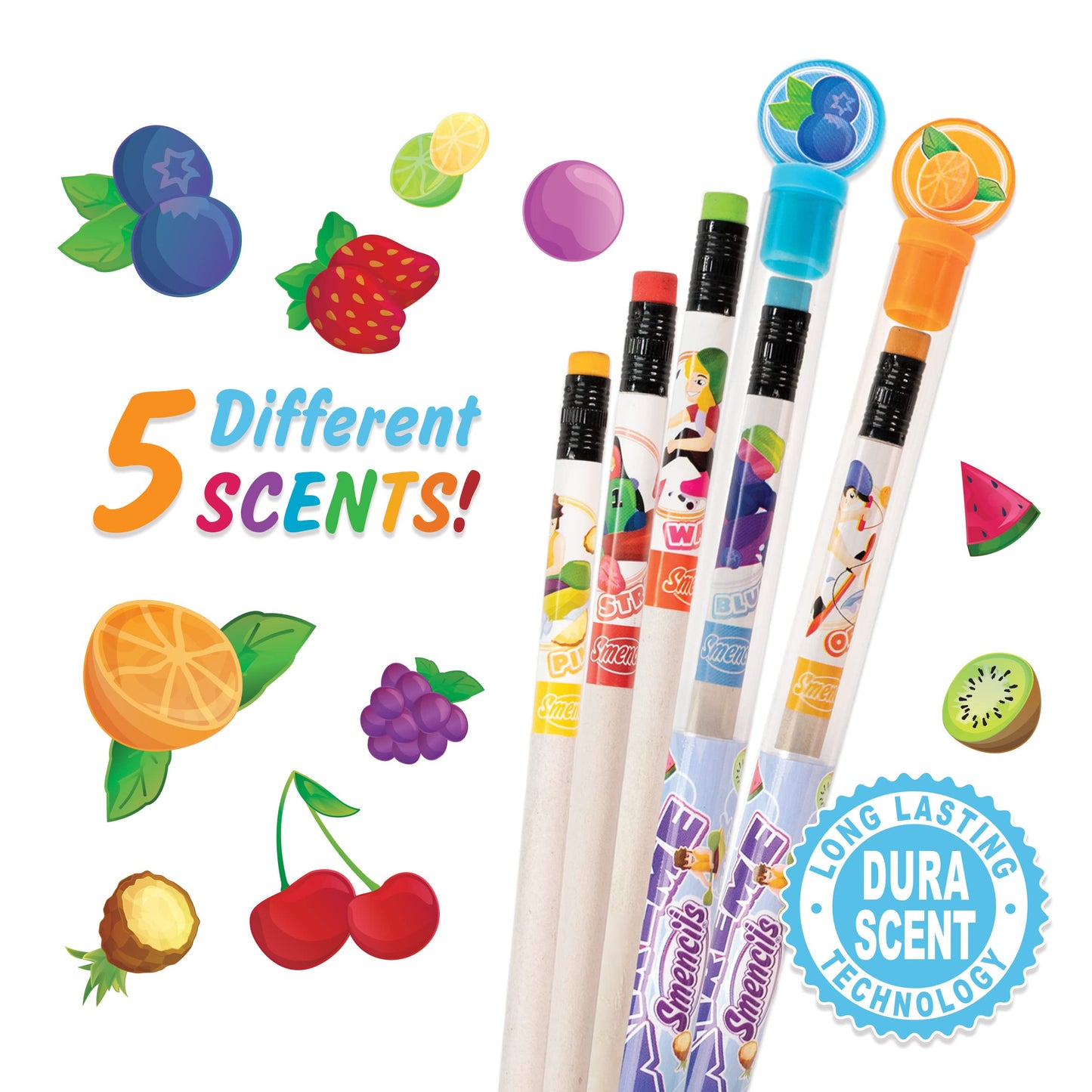 Scentco X-Treme Sports Smencils - Gourmet Scented Pencils (5 Count)