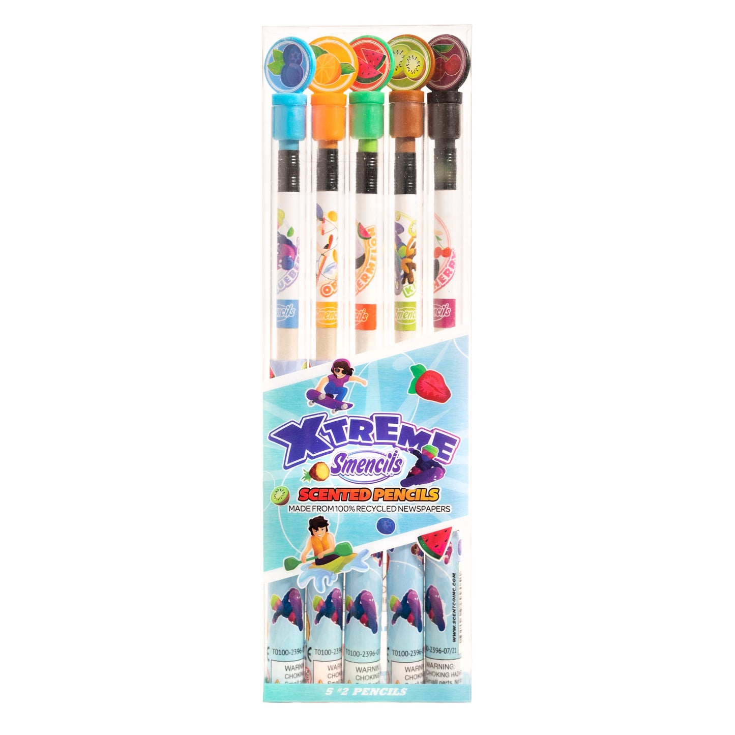 Scentco X-Treme Sports Smencils - Gourmet Scented Pencils (5 Count)