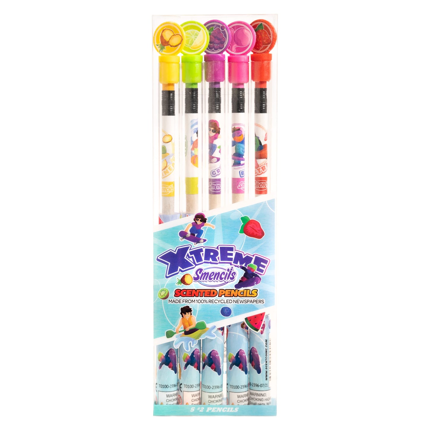 Scentco X-Treme Sports Smencils - Gourmet Scented Pencils (5 Count)