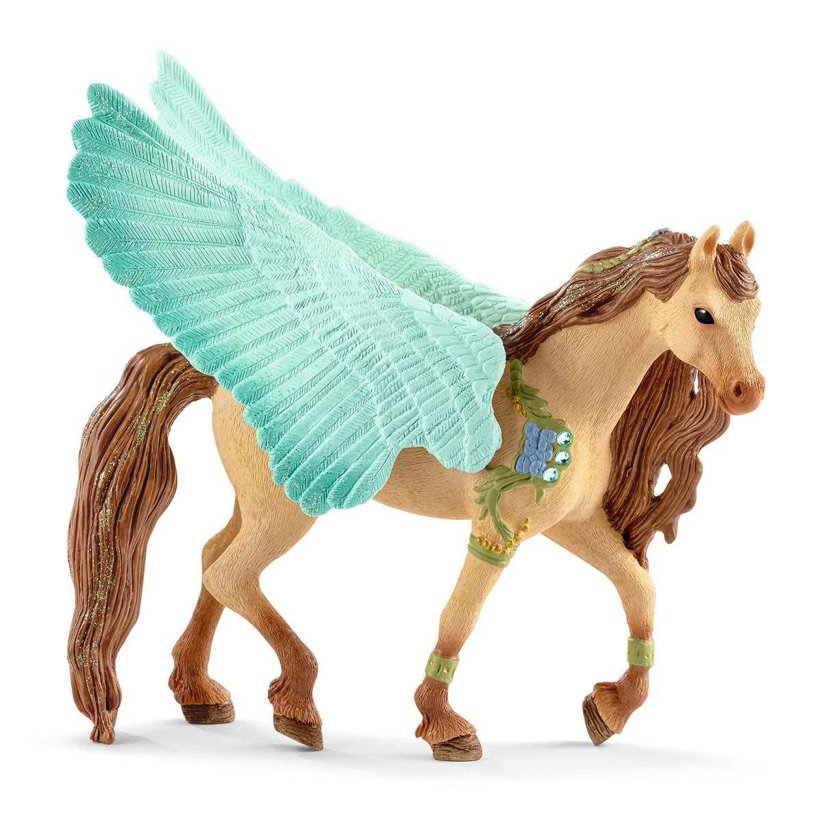 Schleich bayala Decorated Pegasus Stallion Toy – Realistic Play Figure for Ages 5+
