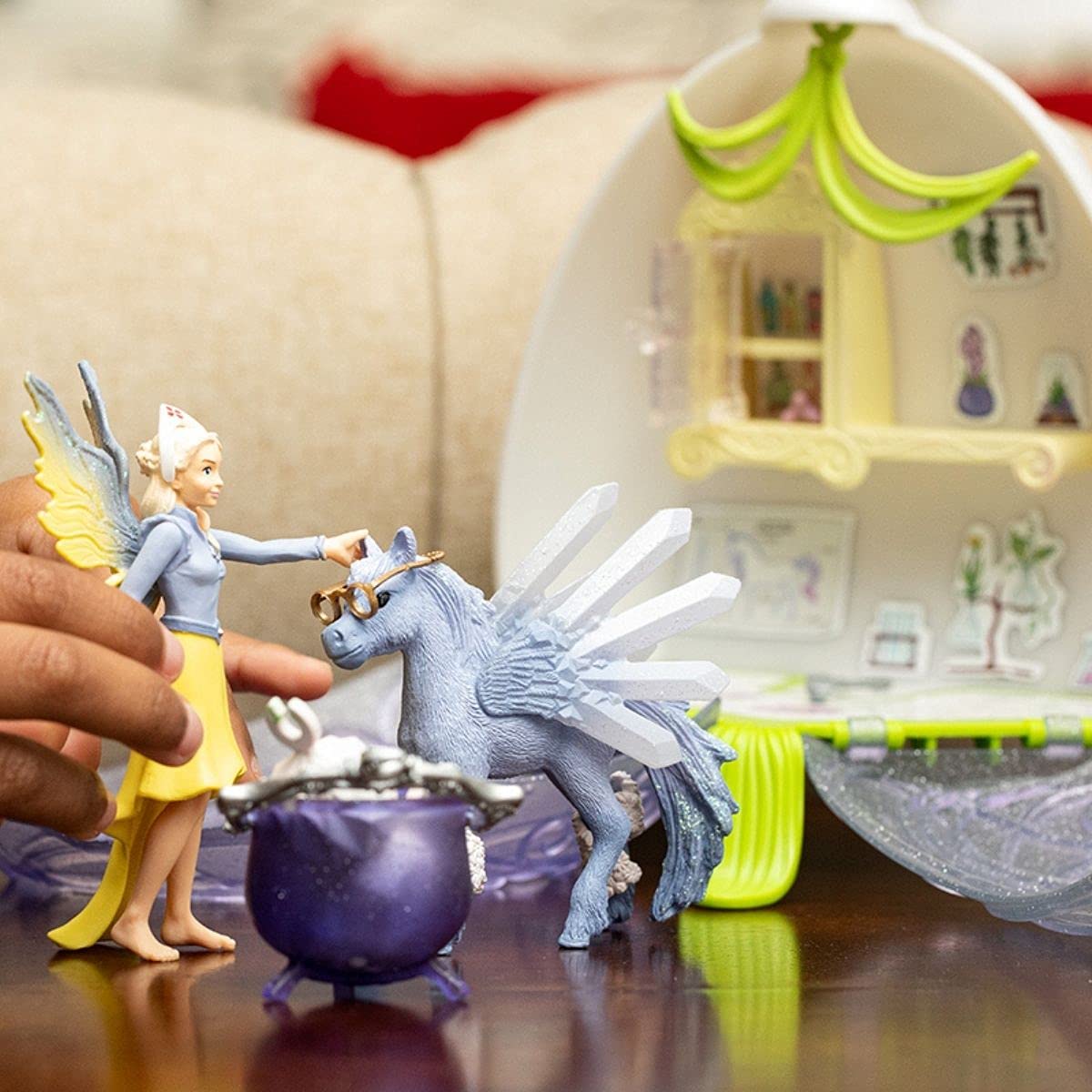 Schleich bayala Magical Vet Blossom Playset – Unicorn & Fairy Clinic (Ages 5+)