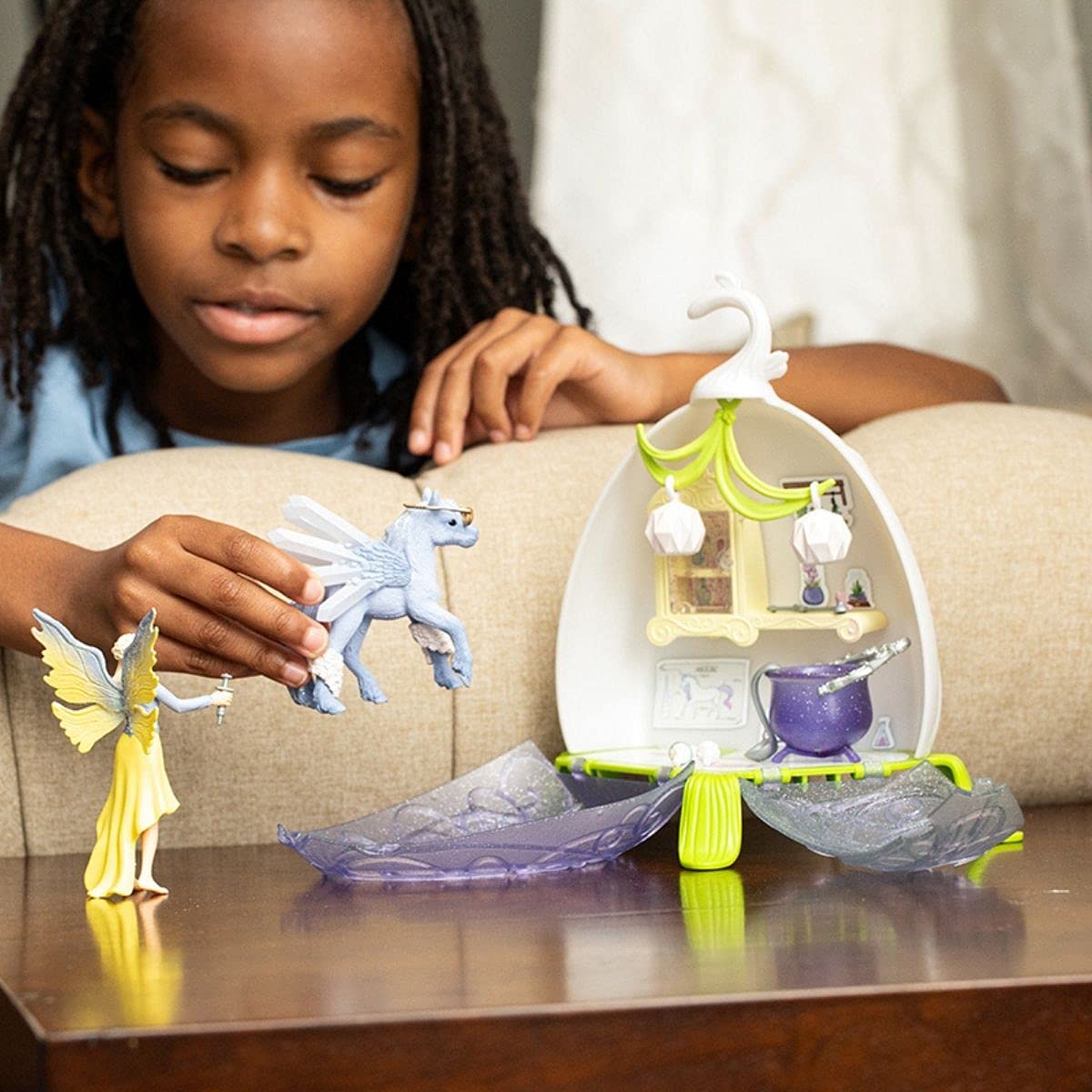 Schleich bayala Magical Vet Blossom Playset – Unicorn & Fairy Clinic (Ages 5+)