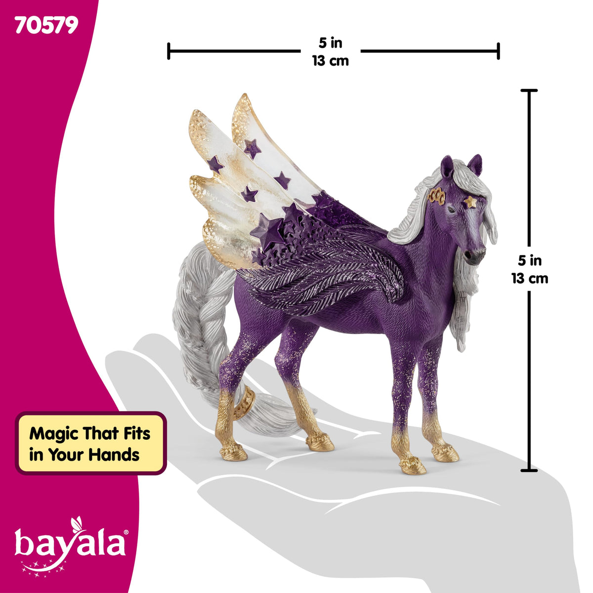Schleich bayala Star Pegasus Mare – Unicorn Toy for Kids 5-12 | Collectible Figure