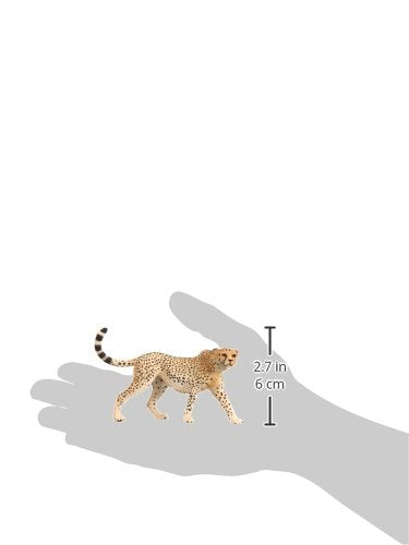 Schleich Wild Life Female Cheetah Figurine – Realistic, Durable Educational Toy for Kids 3+
