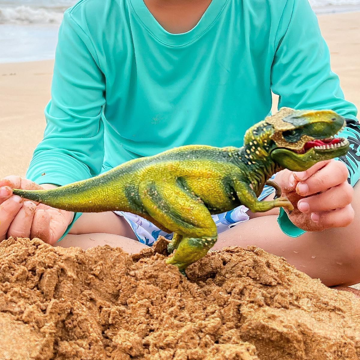 Schleich Dinosaurs T Rex 11-Inch Action Figure with Movable Jaw | Realistic Tyrannosaurus Rex Toy
