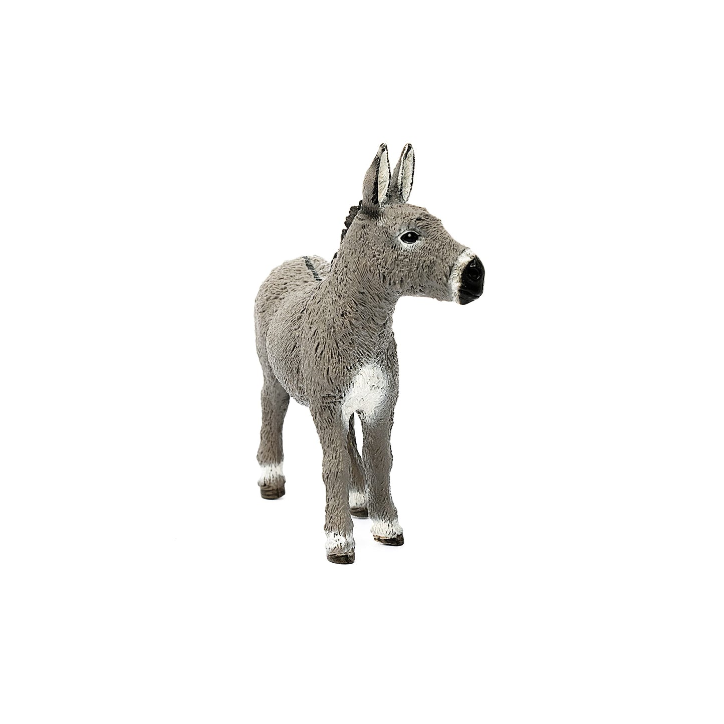 Schleich Farm World Realistic Donkey Figurine - Durable Farm Animal Toy for Imaginative Play