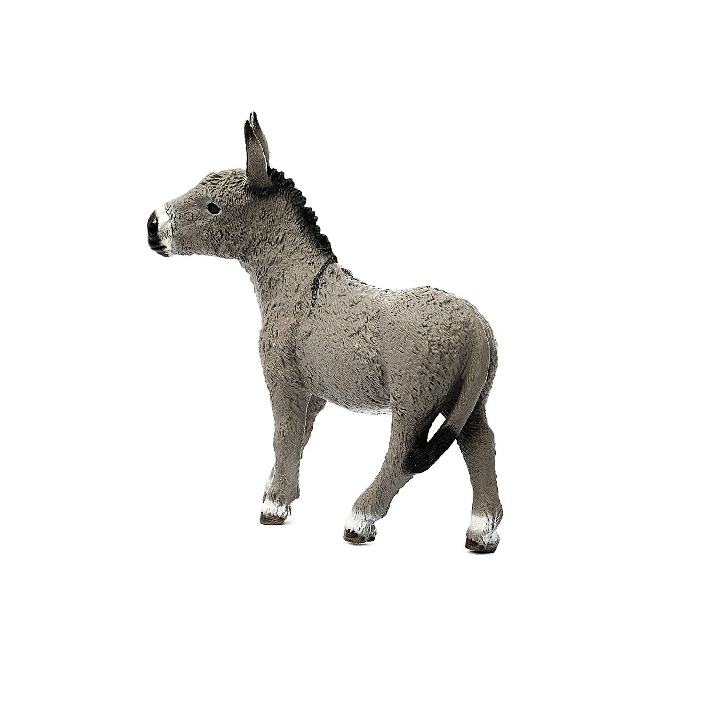Schleich Farm World Realistic Donkey Figurine - Durable Farm Animal Toy for Imaginative Play