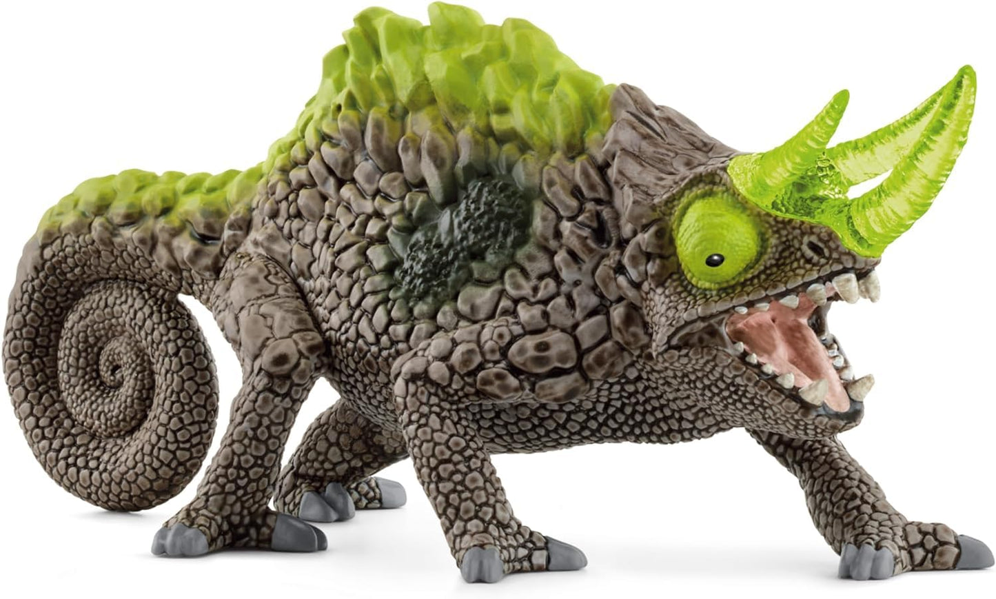 Schleich Eldrador Creatures Stone Battle Cave Playset – 34-Piece Chameleon Fortress