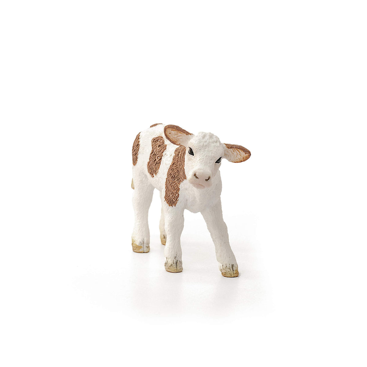 Schleich Farm World Simmental Calf Toy – 2-Inch Figurine for Ages 3+