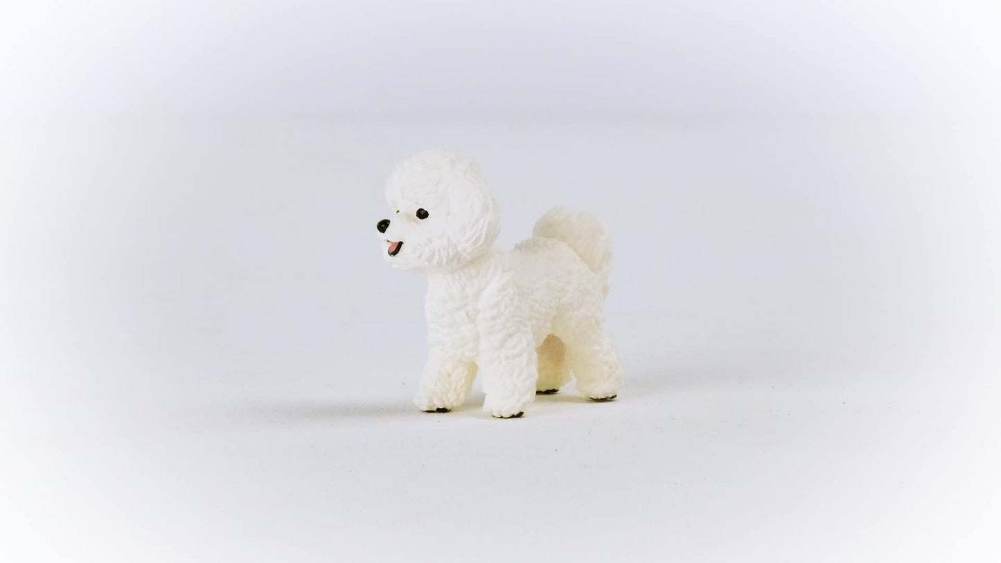 Schleich Farm World Bichon Frise Figurine – Realistic Farm Animal Toy for Ages 3+
