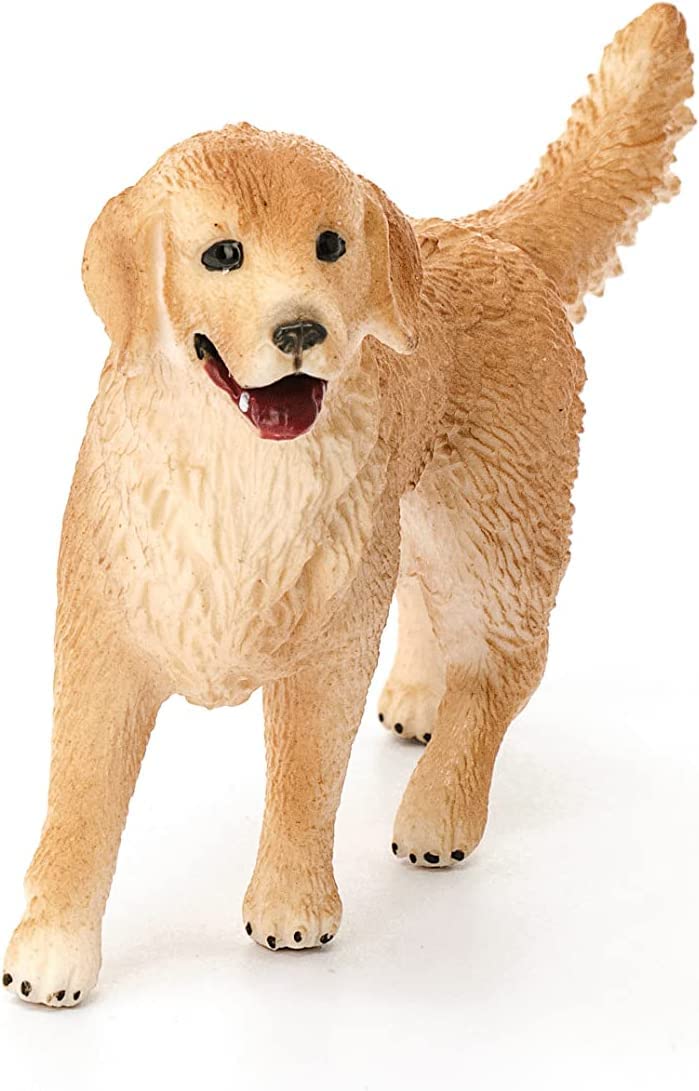Schleich Farm World Golden Retriever Female Figurine – Realistic Farm Toy for Kids 3-8