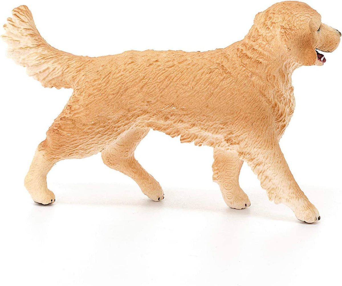 Schleich Farm World Golden Retriever Female Figurine – Realistic Farm Toy for Kids 3-8