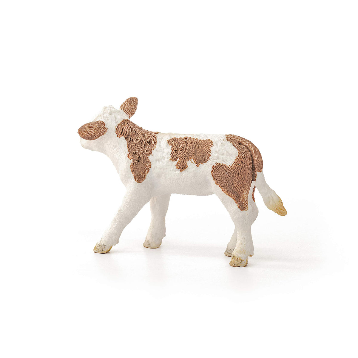 Schleich Farm World Simmental Calf Toy – 2-Inch Figurine for Ages 3+