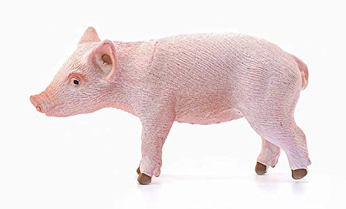 Schleich Farm World Piglet Standing – Realistic Pink Figurine for Kids 3-8