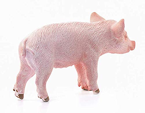 Schleich Farm World Piglet Standing – Realistic Pink Figurine for Kids 3-8