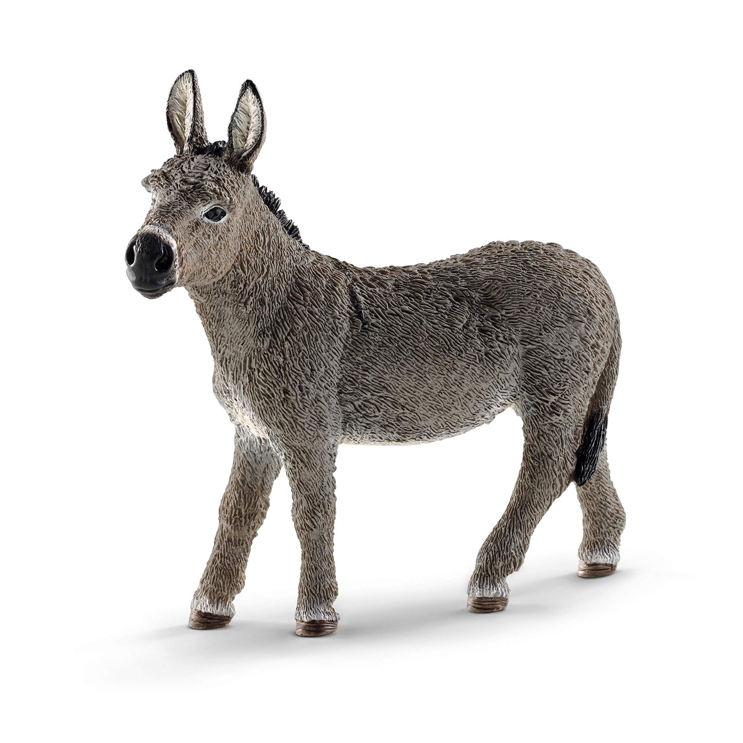 Schleich Farm World Realistic Donkey Figurine - Durable Farm Animal Toy for Imaginative Play