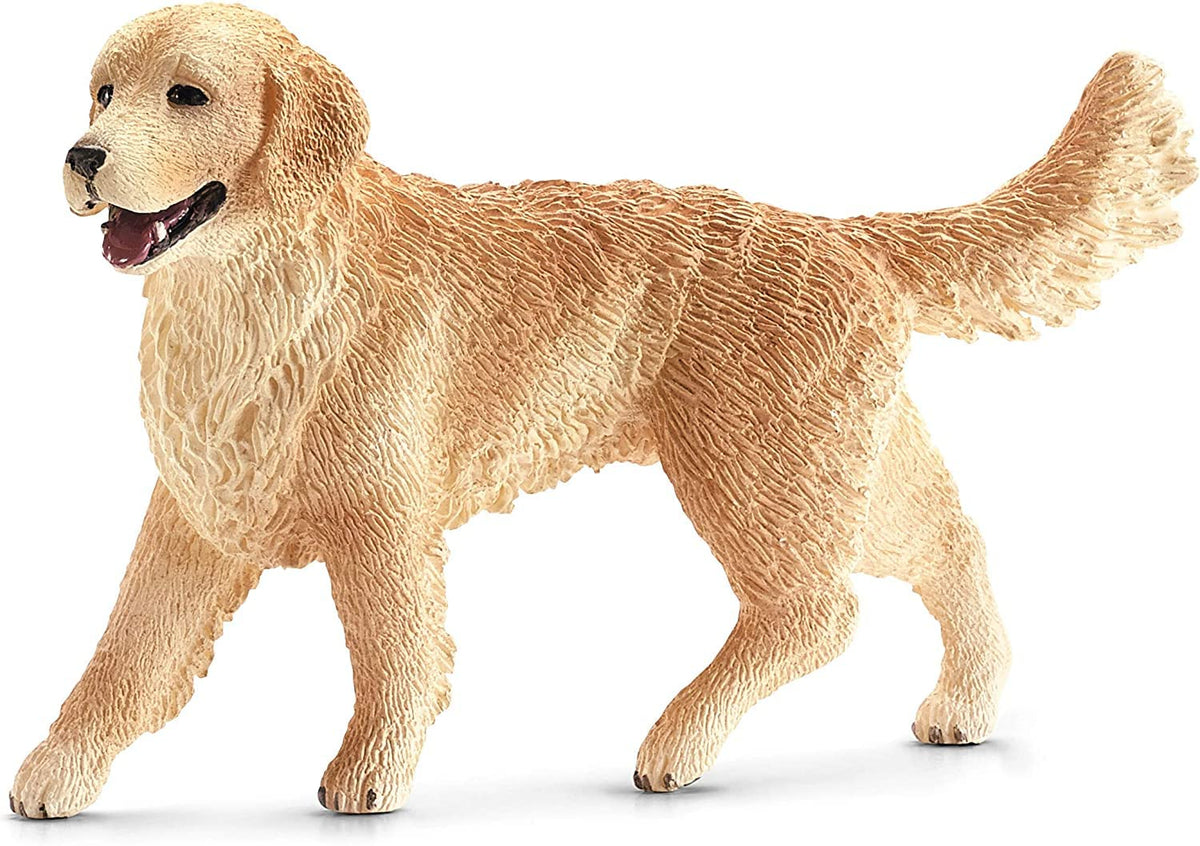 Schleich Farm World Golden Retriever Female Figurine – Realistic Farm Toy for Kids 3-8