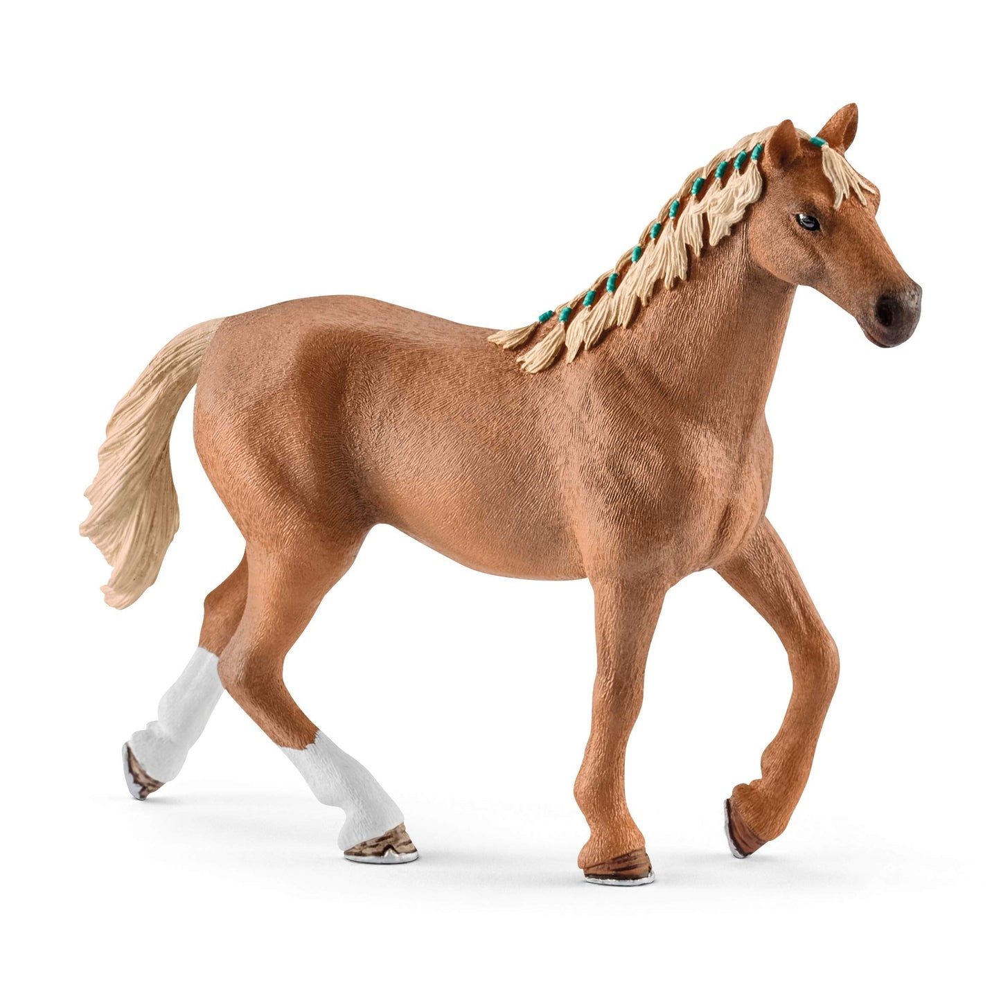Schleich Horse Club 4-Piece Playset: English Thoroughbred with Blanket | Kids Horse Toys 5-12