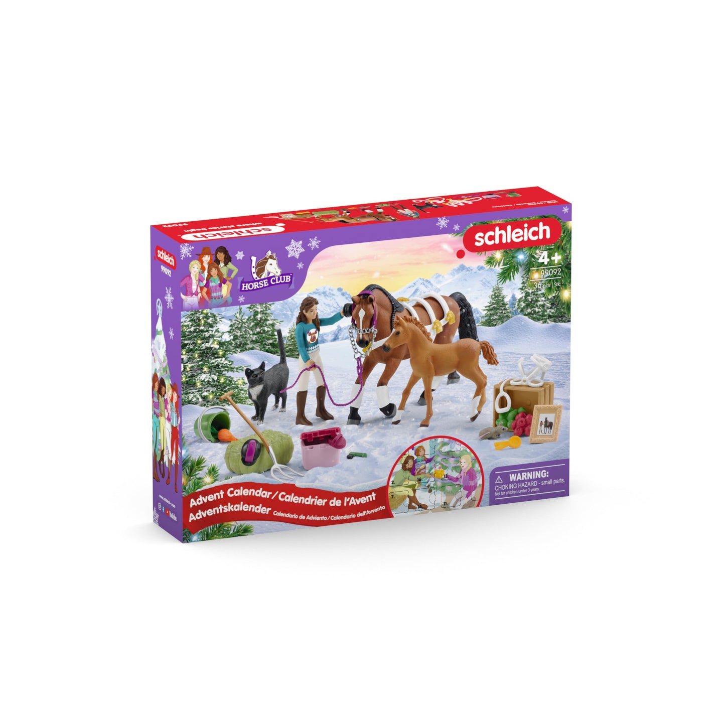 Schleich Horse Club Advent Calendar — Sofia's Winter Surprise (36 Toys) | Ages 5+