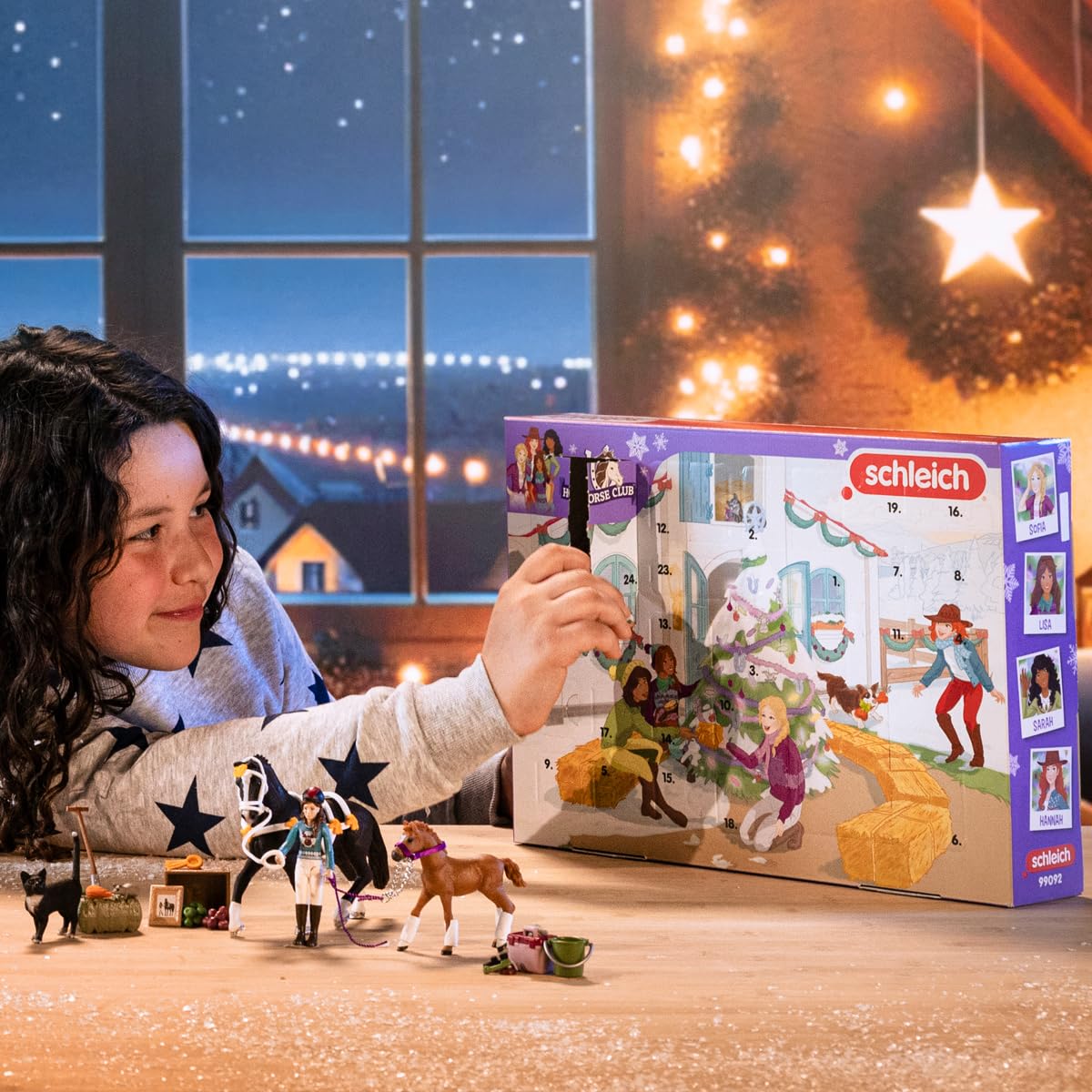 Schleich Horse Club Advent Calendar — Sofia's Winter Surprise (36 Toys) | Ages 5+