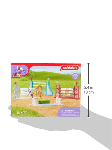 Schleich Horse Club Obstacle Accessory Set – Playsets for Horses, Ages 5+