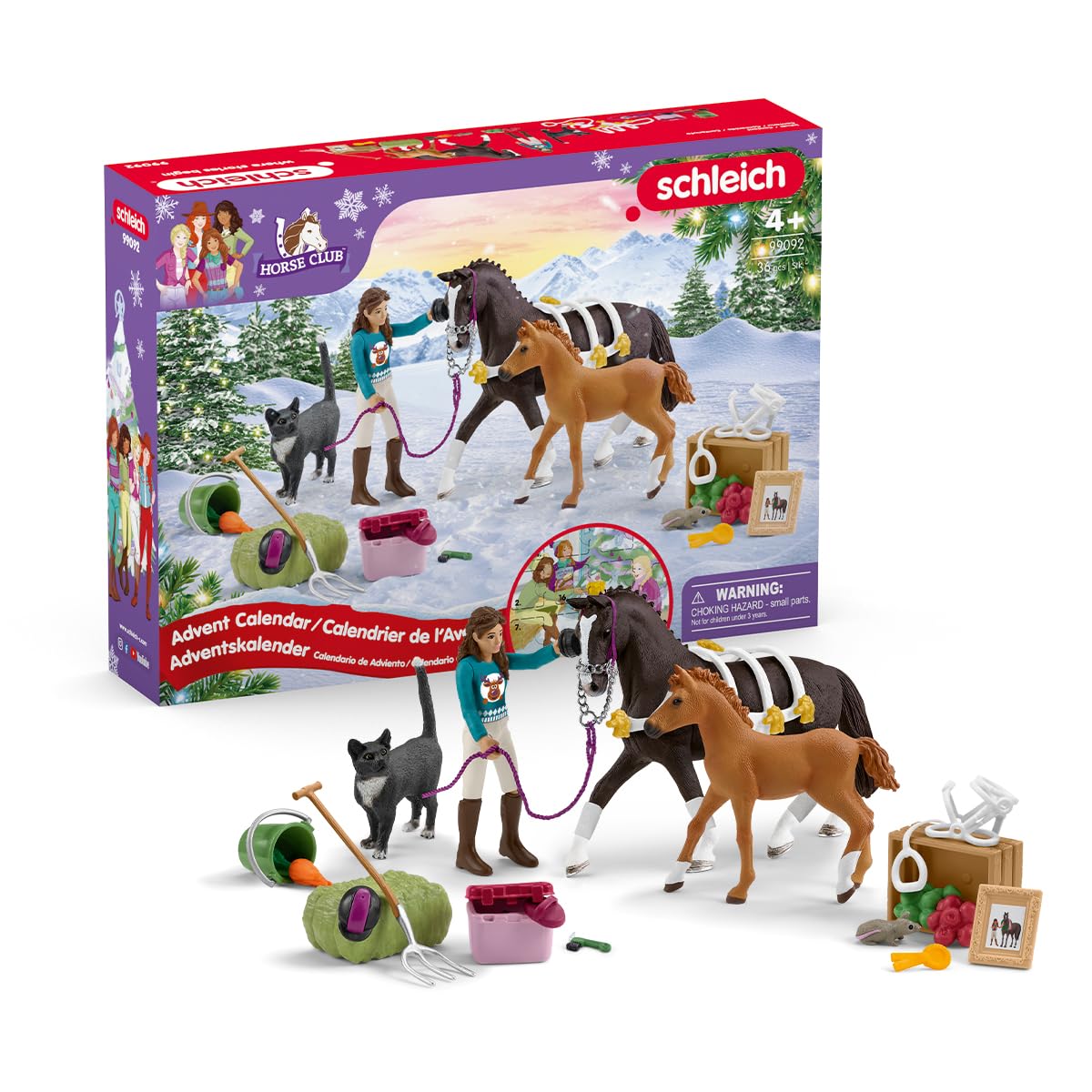 Schleich Horse Club Advent Calendar — Sofia's Winter Surprise (36 Toys) | Ages 5+
